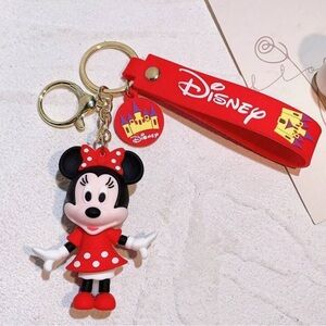 Disney Minnie Mouse Red Keychain